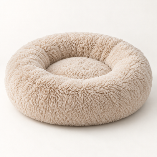 Lunaveller Plush Donut Pet Bed
