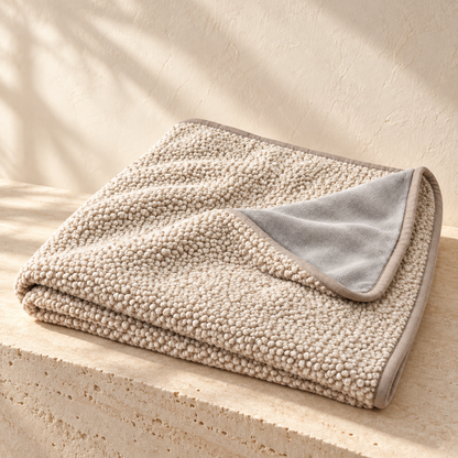 Lunaveller Sherpa Plush Pet Blanket – Double-Sided Cozy Throw Blanket for Cats & Dogs