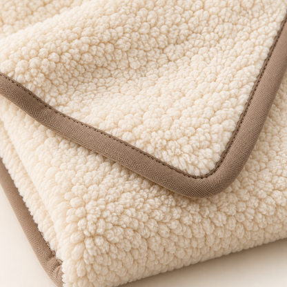 Lunaveller Sherpa Cozy Pet Blanket – Plush Fleece Throw Blanket for Cats & Dogs