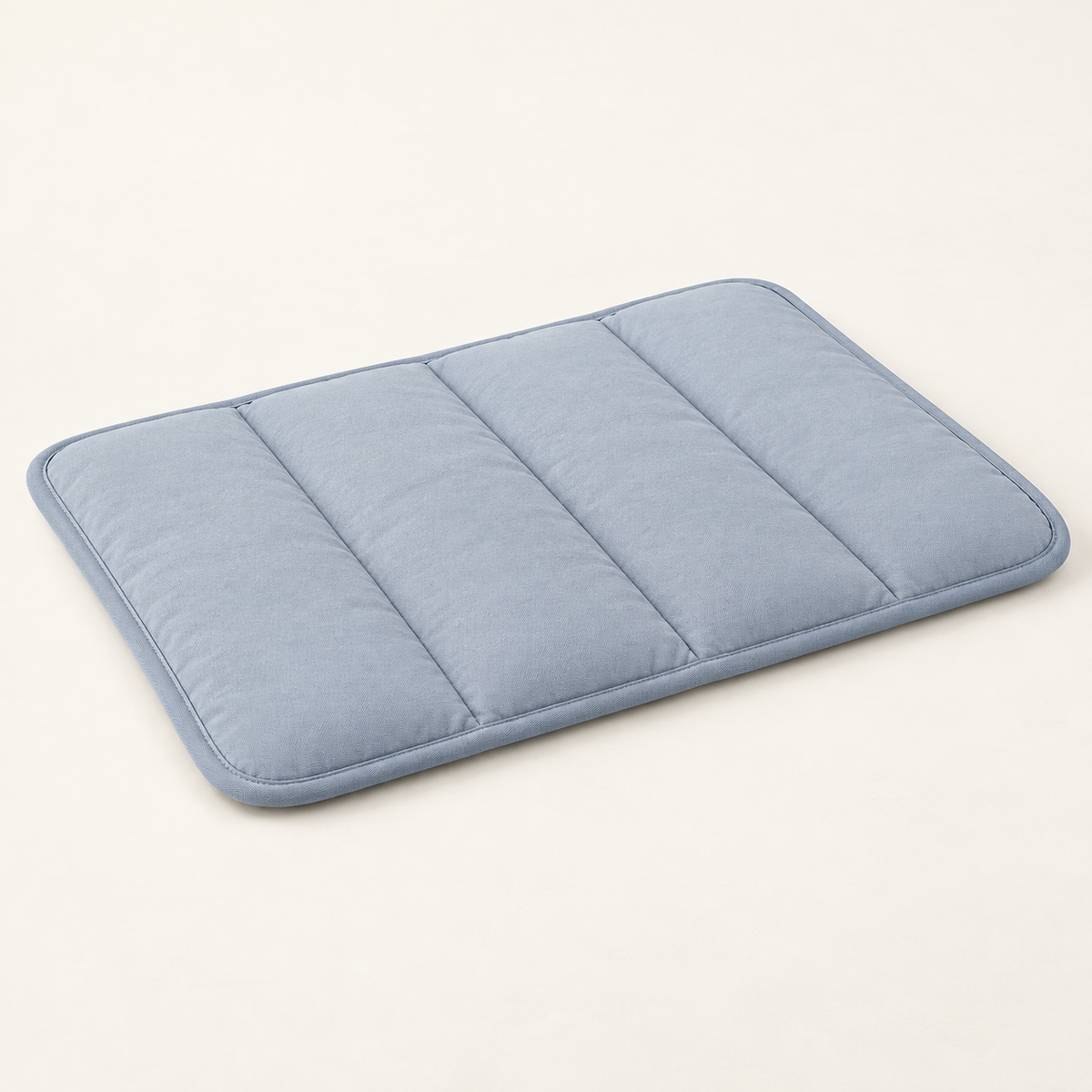 Lunaveller Quilted Light Blue Pet Sleep Mat – Soft Cushion Resting Pad for Cats & Dogs
