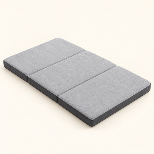 Lunaveller Foldable Gray Pet Sleep Mat – Soft Cushion Resting Pad for Cats & Dogs