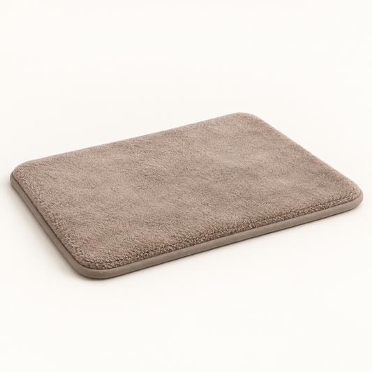 Lunaveller Soft Taupe Pet Sleep Mat – Plush Cushion Resting Pad for Cats & Dogs