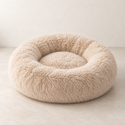 Lunaveller Plush Donut Pet Bed